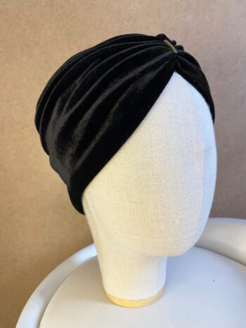 TURBAN STIRNBAND SCHWARZ – Bild 4