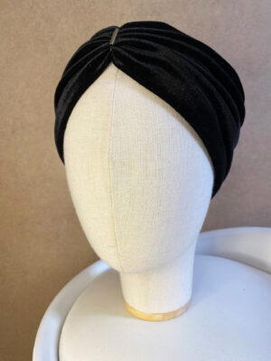 TURBAN STIRNBAND SCHWARZ
